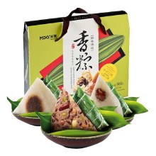 米旗粽子礼盒粽香情浓八宝蜜枣粽子绿豆糕端午节礼品西安特产粽子